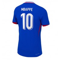 Fotbalové Dres Francie Kylian Mbappe #10 Domácí ME 2024 Krátký Rukáv